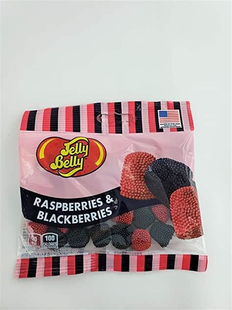 Jelly Belly Raspberries And Blackberries 2 75 Ounce Bag 1 Bag Jelly Beans