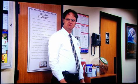 I Only Noticed The Dunder Mifflin Mission Statement Last Night While Watching The Michael Scott