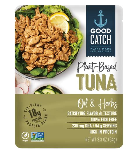 Plant-Based Tuna with Oil & Herbs by Good Catch™