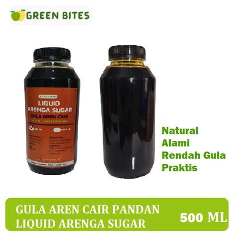 Jual Green Bites Liquid Palm Sugar Gula Aren Cair 500 Ml Jakarta