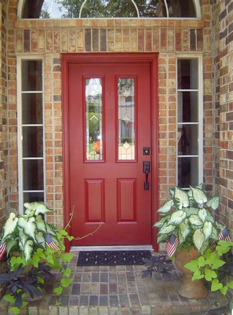 Front Door Paint Colors That Go With Red Brick At Lily Obrien Blog