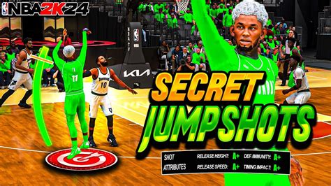 SECRET BEST JUMPSHOTS For ALL HEIGHTS On NBA2K24 BEST 100 GREEN