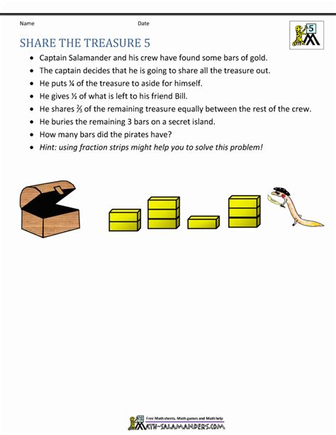 Th Grade Math Enrichment Worksheet Pdf Martin Lindelof