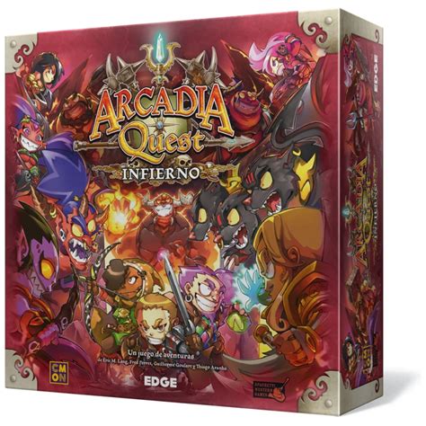 COMPRAR JUEGO DE MESA ARCADIA QUEST INFERNO DE EDGE ENTERTAINMENT