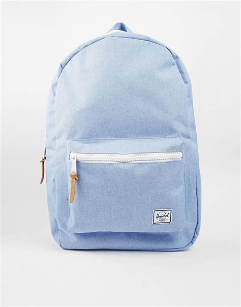 Lyst Herschel Supply Co Settlement Backpack In Chambray Blue In Blue