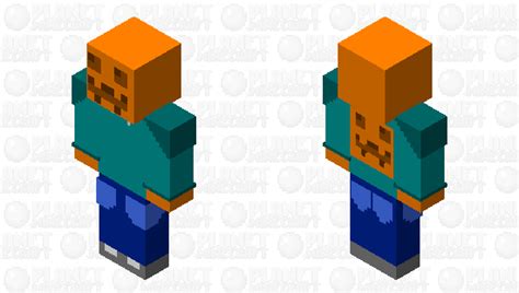 Pumpkin Head Minecraft Skin