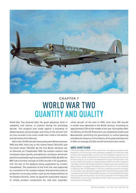 Aviation Specials Magazine British Aviation The First Half Century