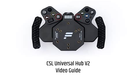 Csl Universal Hub V2 Video Guide Youtube