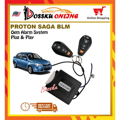 Proton Saga BLM FL FLX Oem Alarm System Plug Play Half Set Shopee