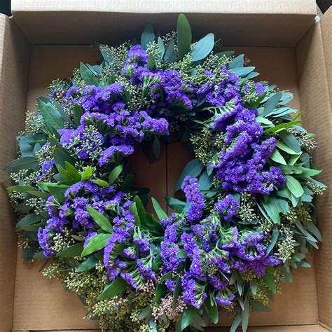 Purple Wreath Etsy