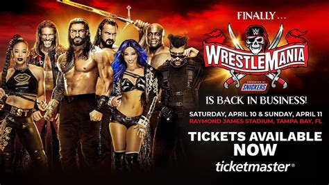 Get your WrestleMania tickets - available now for April 10 and April 11 ...