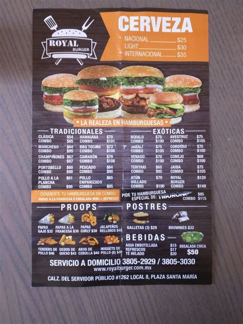 Royal Burger - Burgers - Av. Calz del Servidor Publico 1262, Zapopan ...