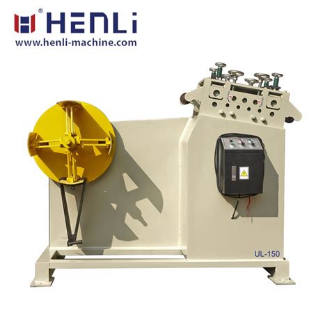 Steel Coil Uncoiler And Straightener Machine In Manual Uncoiling