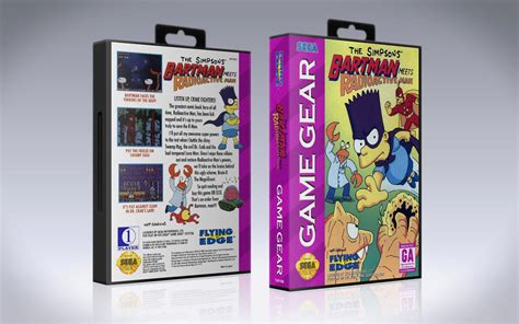 Gaming Relics Game Gear Simpsons The Bartman Meets Radioactive Man