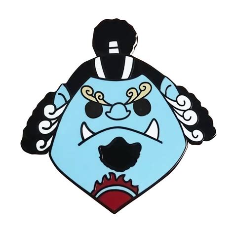 One Piece Jinbe Face Enamel Pin — Distinct Pins