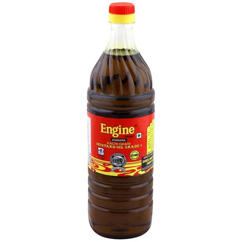 Engine Brand Kachi Ghani Mustard Oil L Bottle