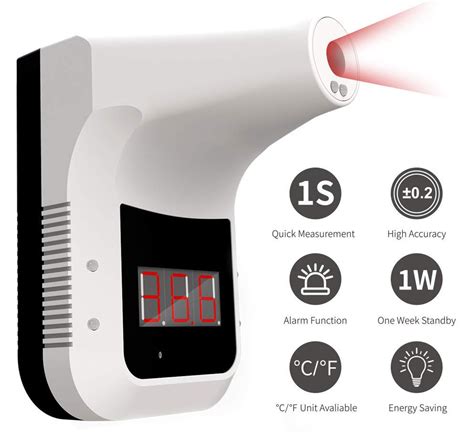 Non Contact Intelligent Wall Mounted Automatic Thermometer At Cheap Price