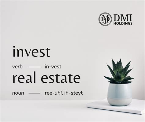 Demystifying Common Real Estate Investing Terms Dmi Holdings