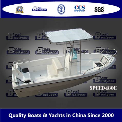 Bestyear M Fiberglass Speed Boat For Fishing And Sport Boat And