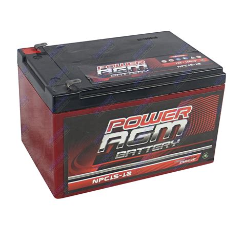 Power Agm Deep Cycle Battery 12v 15ah Mobility Scooters Electrical
