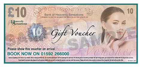 £10 T Voucher Heavenly Sensations