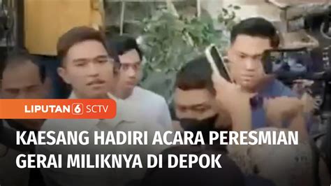 Digadang Maju Pilwalkot Kaesang Datang Ke Depok Buka Gerai Baru Sang