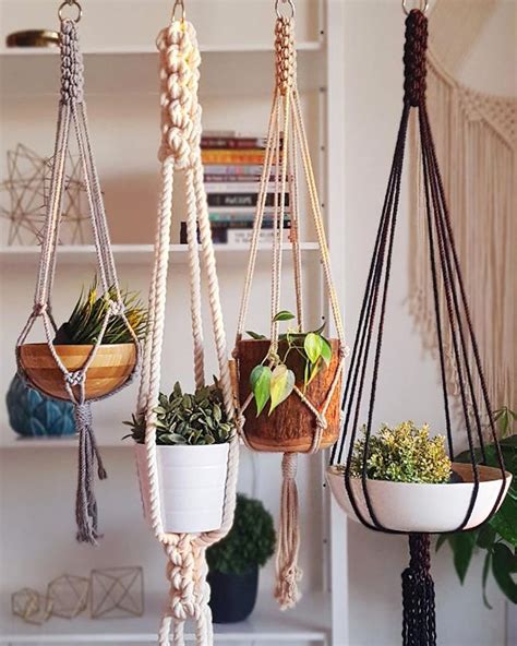 Макраме кашпо - фото и картинки: 70 штук