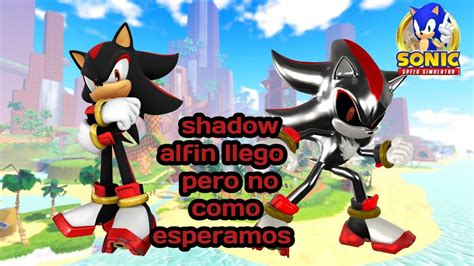 Shadow Llega A Sonic Speed Simulator Pero No Como Nos Lo Imaginamos