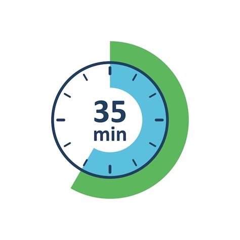 Uhr Icon Vektor Illustration Timer Zeichen Minuten Auf Isoliertem