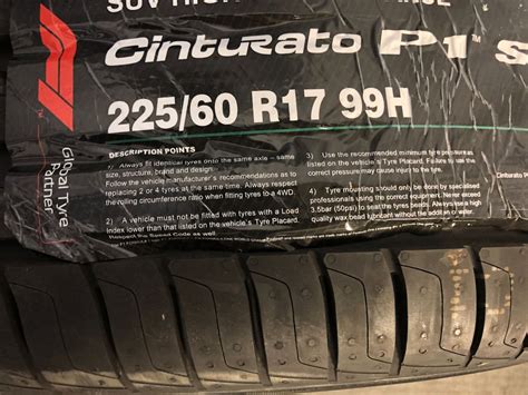 Pirelli Cinturato P1 225/60 R17 99H SUV Tyre – AusChoice