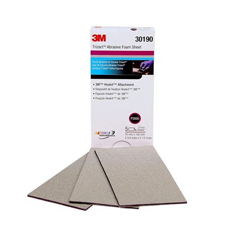 3m™ Trizact™ Hookit™ Foam Abrasive Sheet 443sa 3m United States