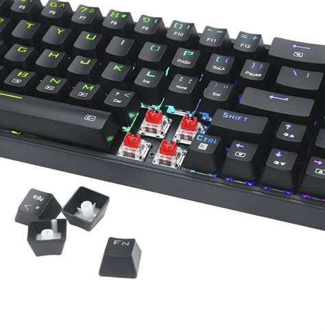 Teclado Usb Redragon Pollux Pro K628 RGB Red Inglês Redragon