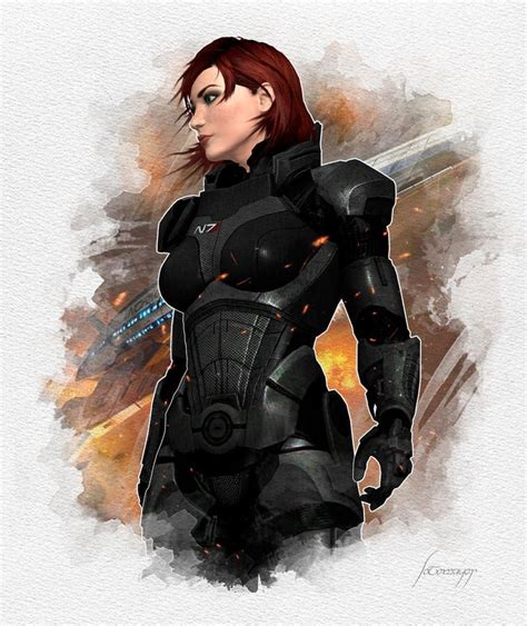 Commander Jane Shepard By Felixsotomayorart On Deviantart Mass Effect Art Mass Effect Femshep