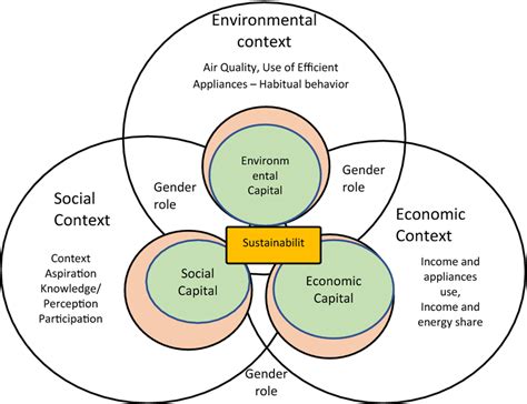 Conceptual Framework Sustainability And Gender Role In Energy Use Own