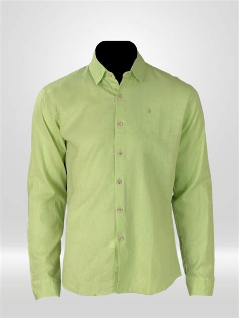 CAMISA MANGA LONGA SLIM DE LINHO