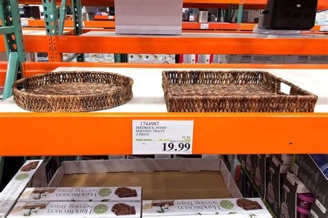 Birdrock Home 2 Piece Serving Tray Set Only 20 At Costco Reg 26