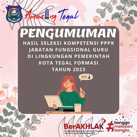 PENGUMUMAN HASIL SELEKSI KOMPETENSI PPPK JABATAN FUNGSIONAL GURU DI