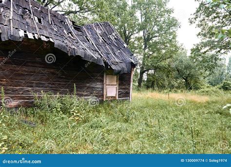 Old Wooden House in the Forest Stock Photo - Image of outdated, closed ...