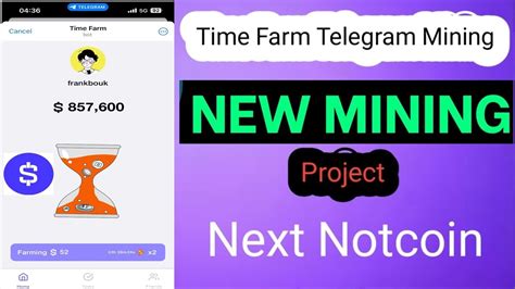 Time Farm Telegram Telegram Mining New Mining App New