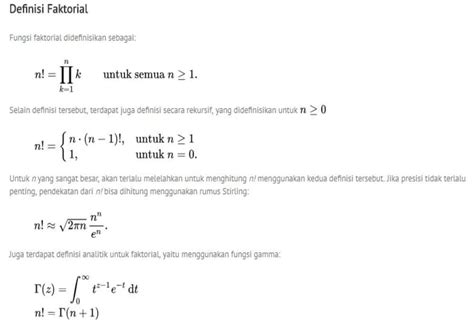 Contoh Soal Faktorial Dan Jawabannya