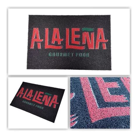 Tapete Personalizado Con Logotipo 120cmx100cm Rizo Pvc Envío Gratis