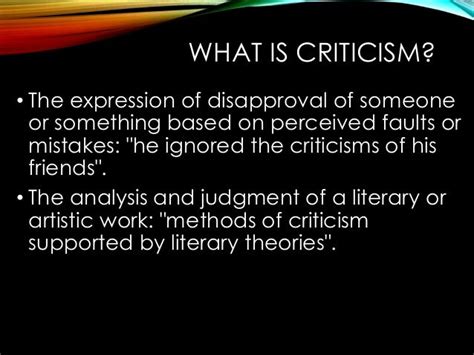 Literary Criticism