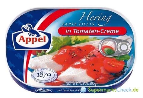 Appel MSC Zarte Filets In Tomaten Creme 200 G Preis Angebote