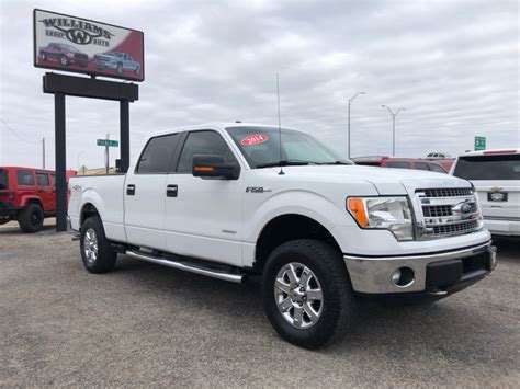 Used 2014 Ford F 150 Supercrew Xlt 4x4 For Sale In Abilene Tx 79605 Williams Group Auto