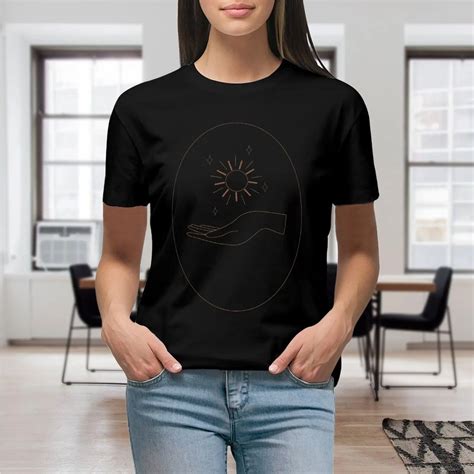 Camiseta De Manos Con Sol De Pascua Cristiana Para Mujer Camisetas Gr