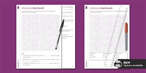 Mindfulness Word Search Hecho Por Educadores Twinkl