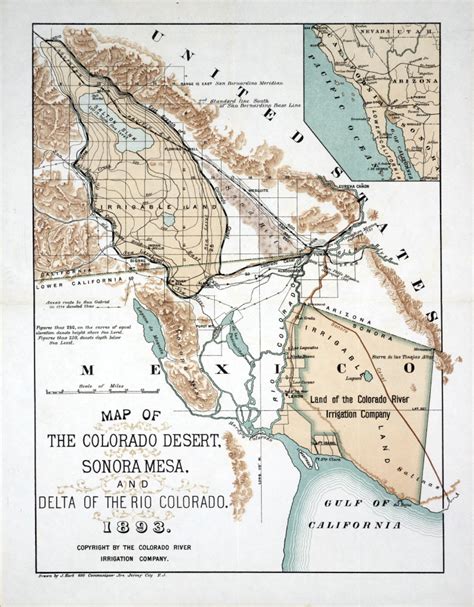 Map of the Colorado Desert | Life of the Salton Sea