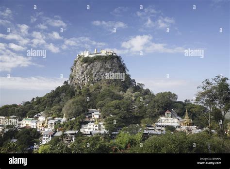 Mount Popa, Myanmar Stock Photo - Alamy