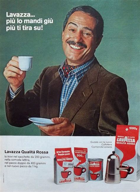 nino manfredi caffé lavazza Vecchie pubblicità Pubblicità retrò