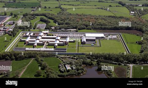 aerial view of HMP Garth near Preston, Lancashire Stock Photo - Alamy